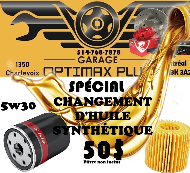 Spécial changement d'huile Synthétique 5w30 80$ – Image 3
